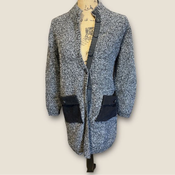 Orvis Long Sweater Cardigan Outdoor Rustic Country Casual Cotton Scandi Girl - Picture 1 of 10